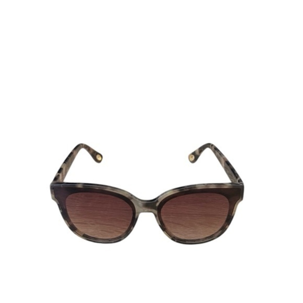 Lele Sadoughi Brooklyn Brown Oversized Tortoise Sunglasses - Picture 4 of 9